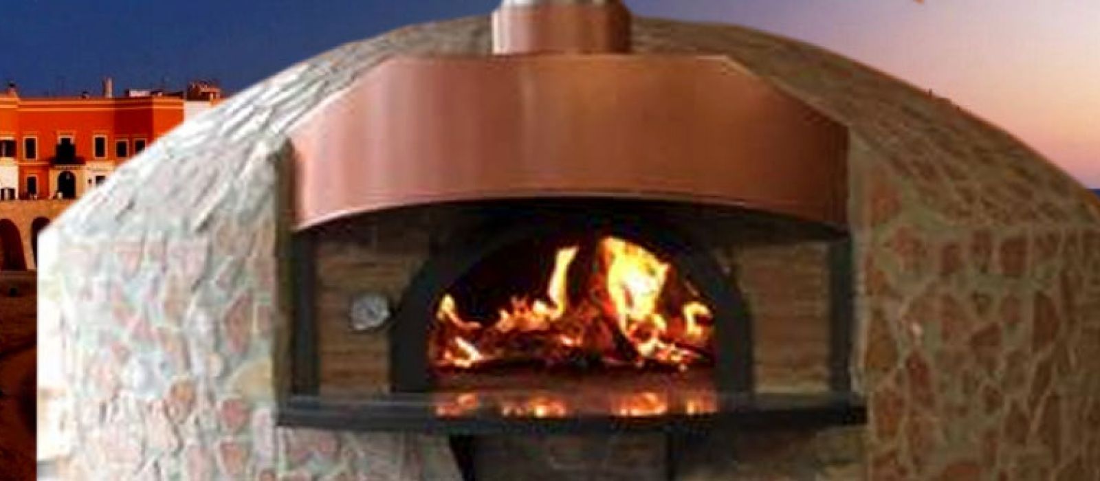 Pizza aus dem Holzofen